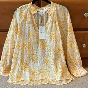 Joie Cotton Blouse, New w/ Tags